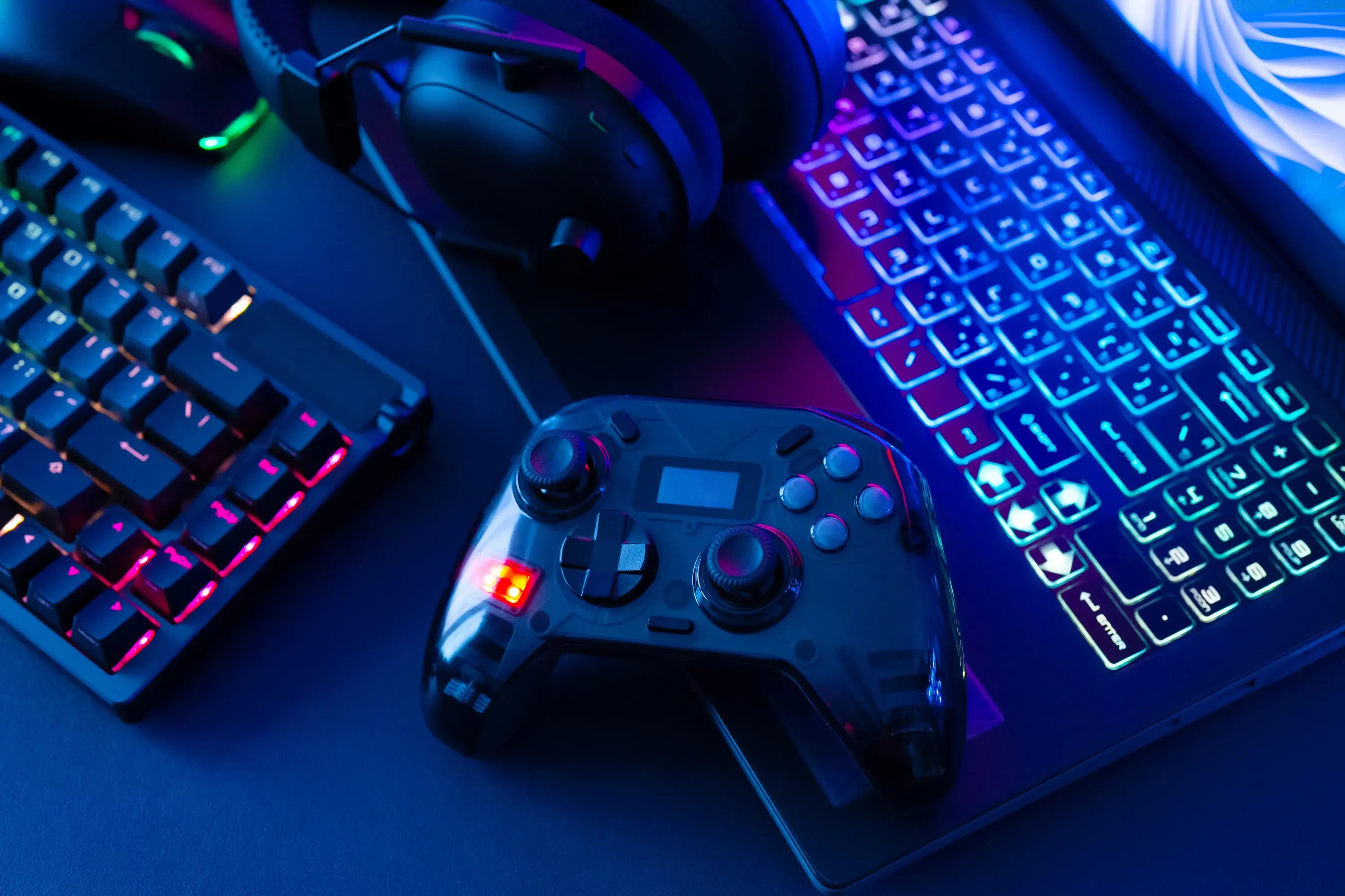 High speed internet gaming setup